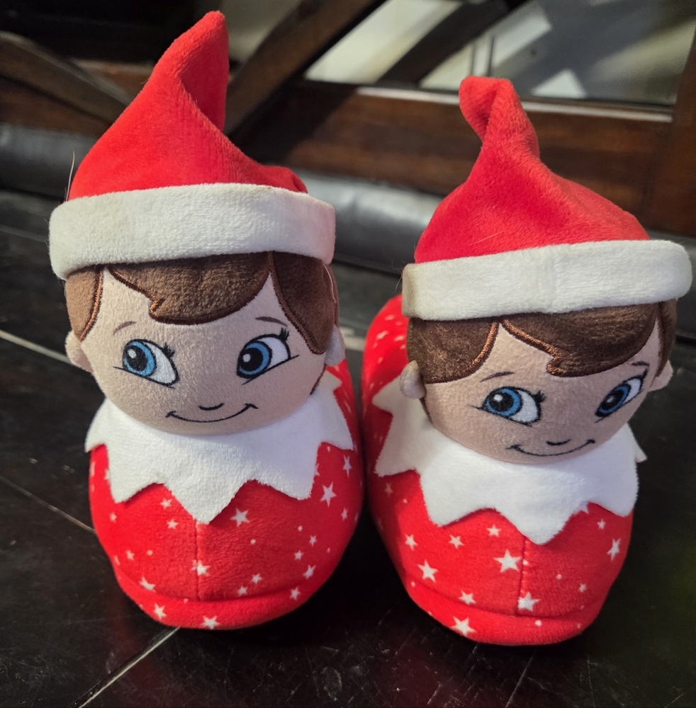 "Elf On The Shelf" Slippers